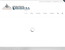 Tablet Screenshot of mhorn.com.br